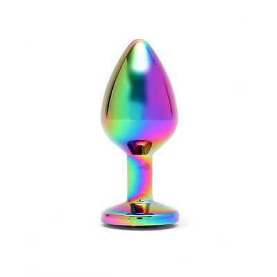 Plug anale e gioiello nei colori dell'arcobaleno Plug Rainbow