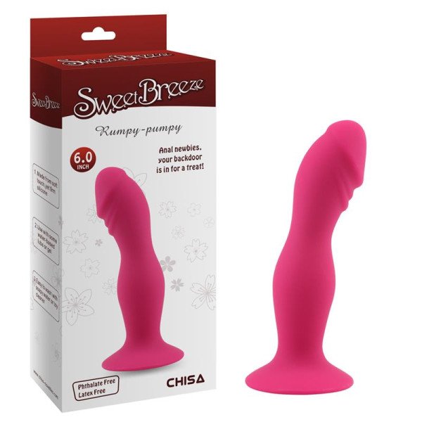 Dildo rosa Rumpy Pumpy per Imbracatura