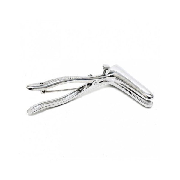 Speculum Anale con 2 Cucchiai Cromo-Argento