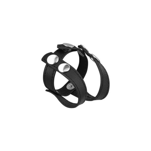 Cintura in pelle con sfera