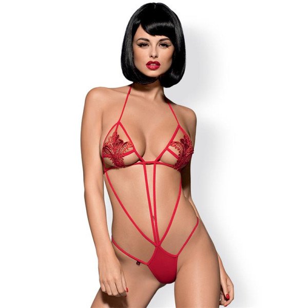 Luiza Teddy Rosso Taglia S/M