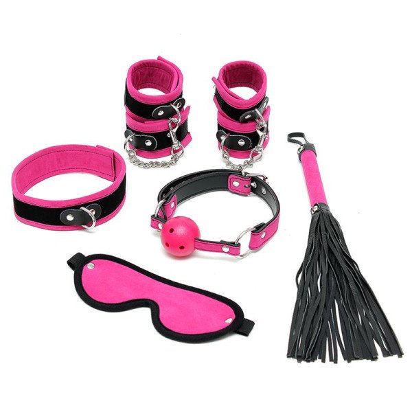 Rimba Bondage Play Set completo di ritenuta 6 pezzi rosa