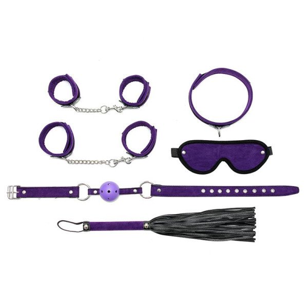 Rimba Bondage Play Set completo di ritenuta viola