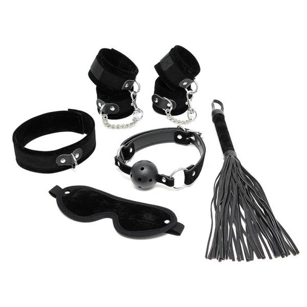 Rimba Bondage Play Set completo di ritenuta nero