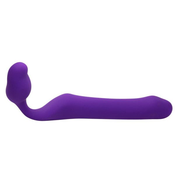 Dildo Strap-On Queens L senza spalline taglia L in silicone viola scuro