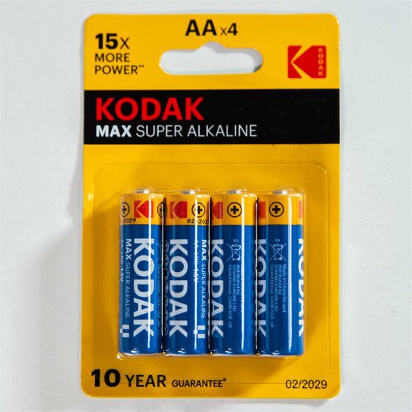 Blister di batterie alcaline Super Max AA LR6 (4 x AA LR6)