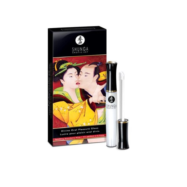 Shunga Gloss per il piacere orale Vino Fragola