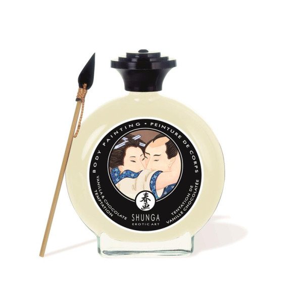 Shunga Kisable Body Paint al gusto di cioccolato bianco e vaniglia