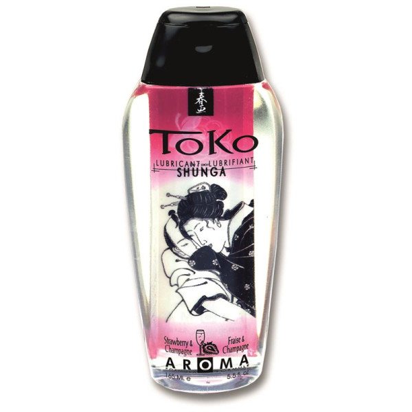 Shunga Lube Toko con aroma di fragola e vino