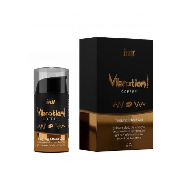 Vibratore Liquido Effetto Calore Gusto Caffè 15 ml  Traduzione: Vibratore liquido con effetto caldo al gusto di caffè da 15 ml