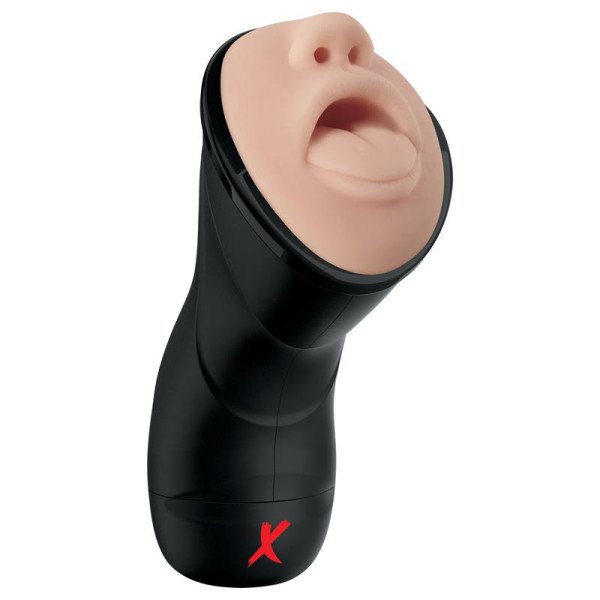 Stroker vibrante PDX Elite per profondo ingoio
