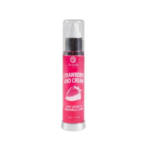 Secret Play Effetto Caldo Fragola con Crema Lubrificante 50 ml