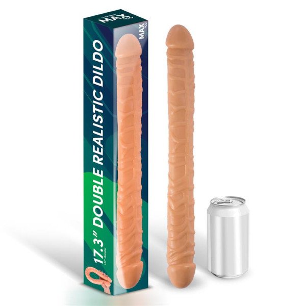 Doppio Dildo Realistico Trent Carne 17,3 - 44 cm