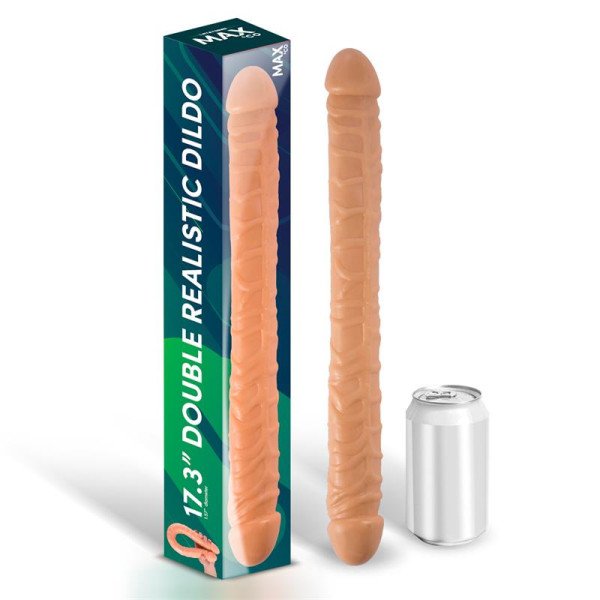 Trent Doppio Dildo Realistico Carne 17,3 - 44 cm