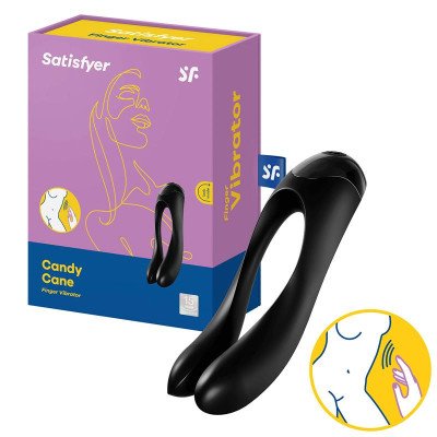 Vibrador Candy Cane Negro