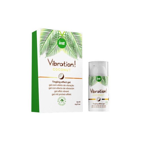 Vibratore liquido al cocco al 100% vegano Effetto calore 15 ml