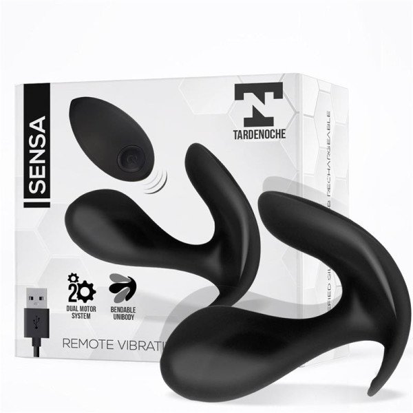 Sensa Stimolatore Telecomando USB Liquido Silicone Nero