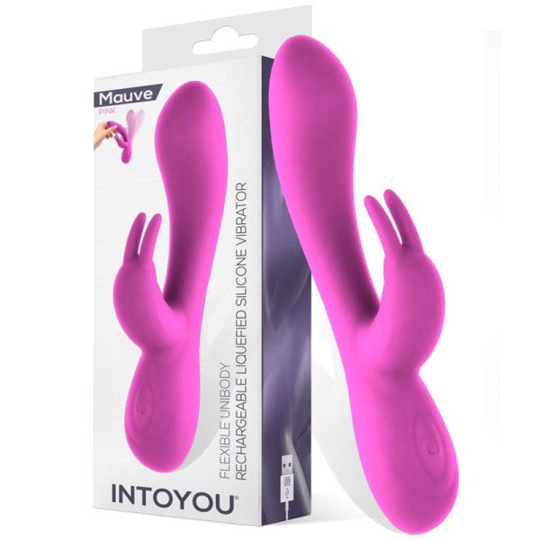 Mauve Unibody in silicone liquefatto Vibe USB rosa