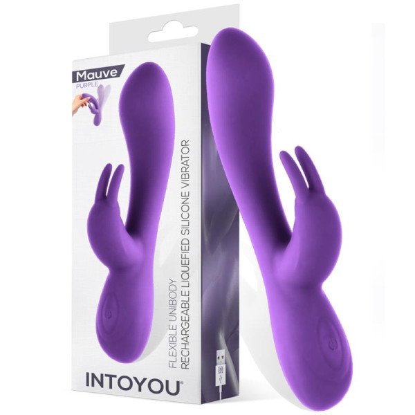 Malva Malva Silicone liquefatto Unibody Vibe USB Viola