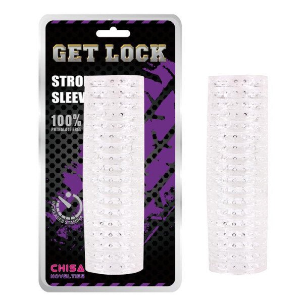 Masturbatore Get Lock 13,6 cm Trasparente