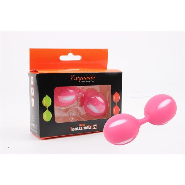 Palline Ben Wa Silicone 10,3 cm Rosa