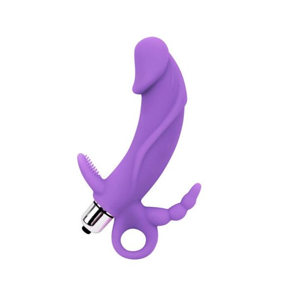 Stimolatore Venus 4,7 x 3,7 cm in silicone viola
