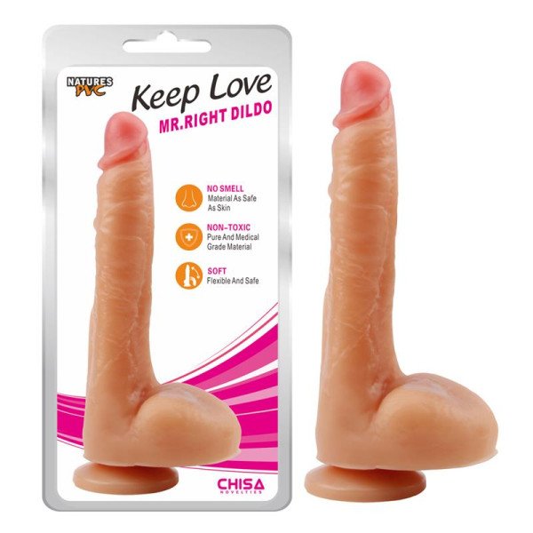 Dildo Mr.Right 10 Carne tradotto in italiano diventa "Dildo Mr.Right 10 Carne".