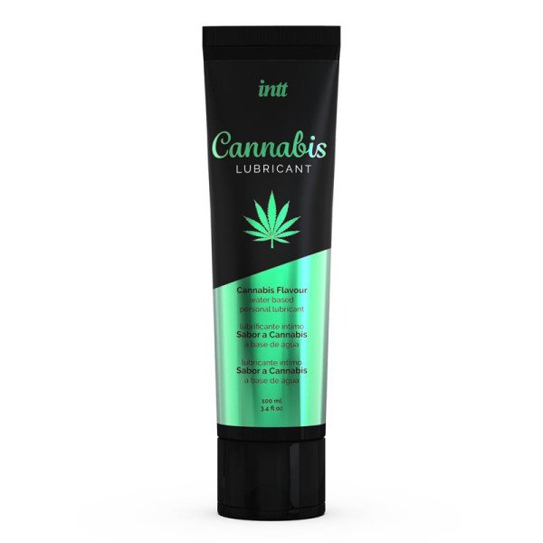 Lubrificante a base d'acqua aroma cannabis da 100 ml