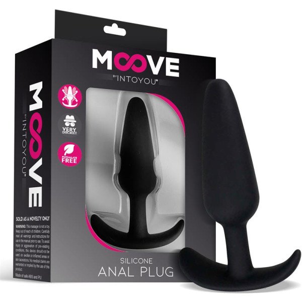 Plug anale in silicone piccolo nero