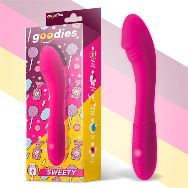 Sweety G-Spot Vibe USB Silicone Fucsia