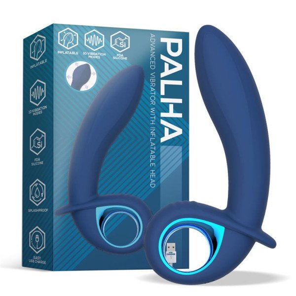 Alpha Advanced Vibe con funzione gonfiabile e vibrazione in silicone USB