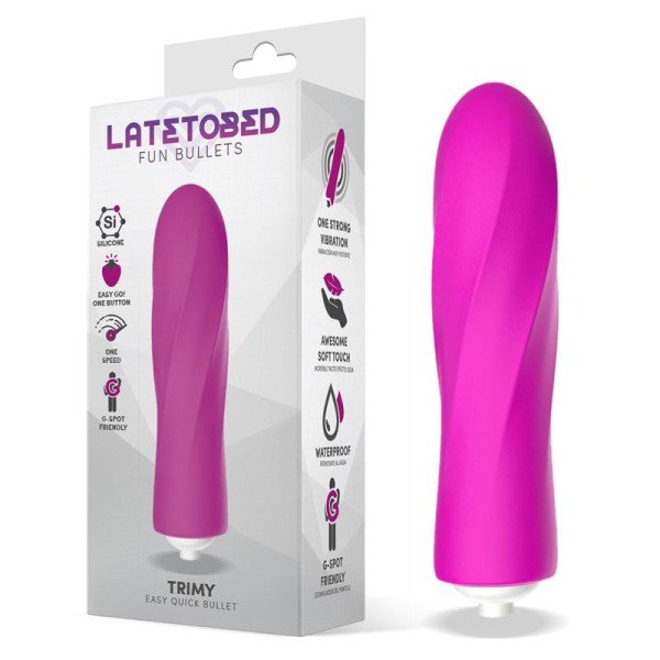 Trimy Easy Quick Proiettile vibrante in silicone rosa