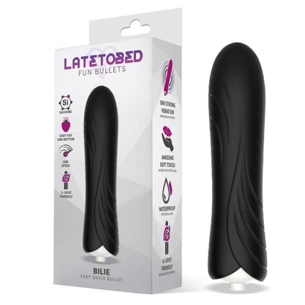 Bilie Easy Quick Vibrante Bullet Silicone Nero