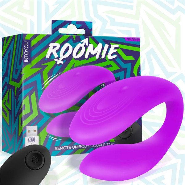 Roomie Couples Vibratore Unibody in silicone liquido Telecomando USB