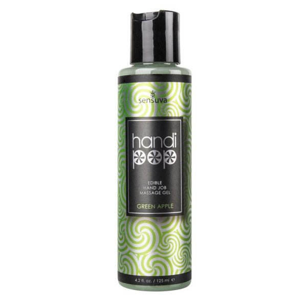 Handipop Gel Massaggio e Gel Sessuale Orale Mela Verde 125 ml