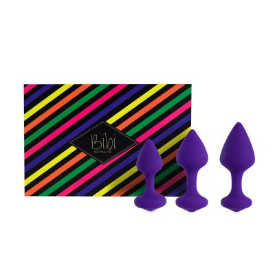 Bibi Set de 3 Plugs Anales Purpura