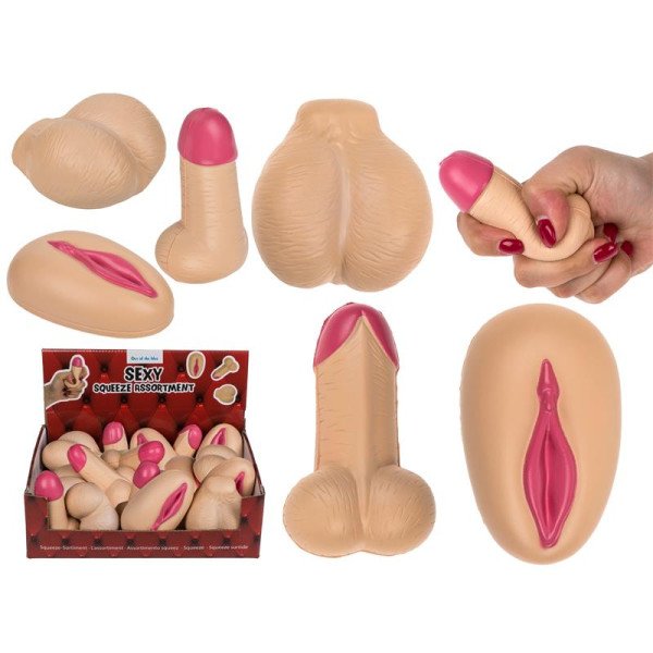 12 pezzi assortiti di display sexy Squeeze