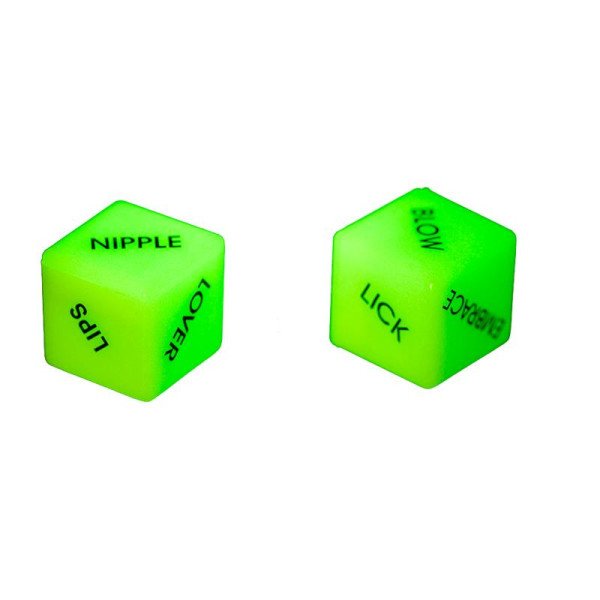 Love Dice versione inglese Glow in the Dark