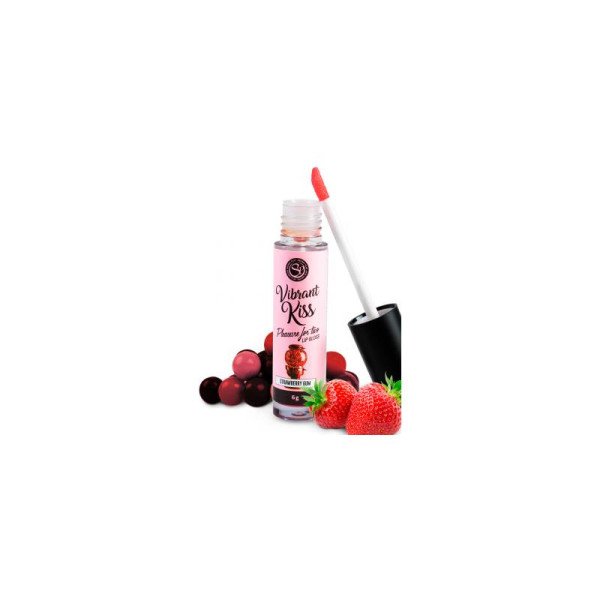 Lucidalabbra Vibrant Kiss al profumo di fragola.