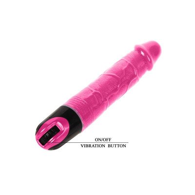 Baile Vibrador Realista Rosa