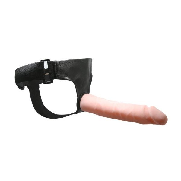 Imbracatura regolabile con dildo di 21,5 cm.