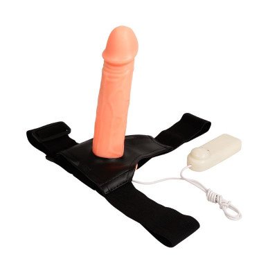 Arnes con Dildo Hueco Jessica 18 cm