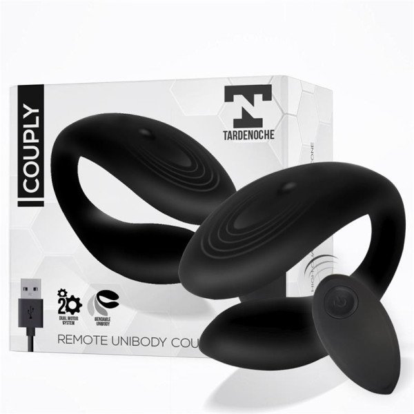 Coppia di giocattoli con telecomando USB in silicone liquido Unibody
