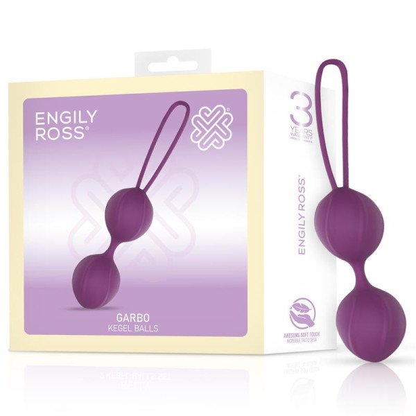 Garbo Double Kegel Ball Silicone Viola