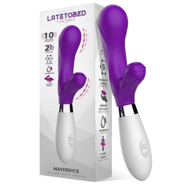 Maverdick Vibe in silicone viola  Il vibratore Maverdick in silicone viola