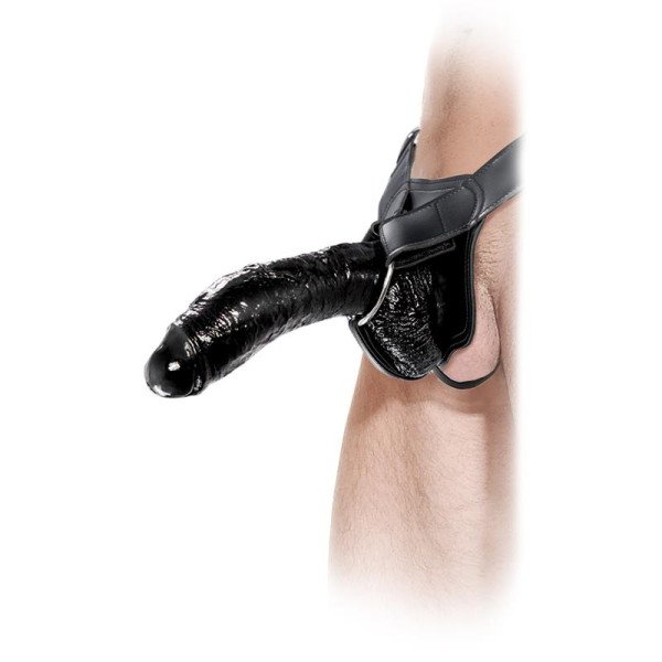 Extreme Hollow Strap-On 25 cm Marrone