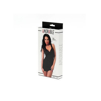 Rimba Amorable Vestido Sexy Color Negro Talla Unica