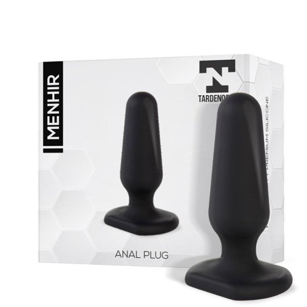 Plug anale Menhir in silicone nero