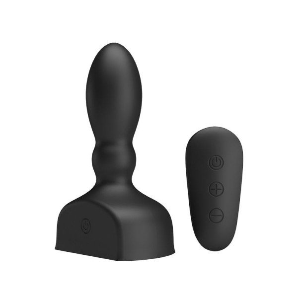 Stimolatore anale Harriet Gonfiabile USB Silicone Nero