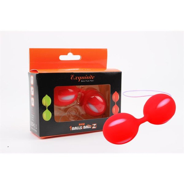 Palline Ben Wa 10,3 cm rosse